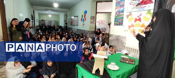 مراسم عزاداری شهادت حضرت فاطمه زهرا(س) در مدرسه شهید خاقانی شیروان