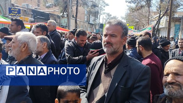راهپیمایی یوم الله ۲۲ بهمن ماه در شهرستان خلیل‌آباد