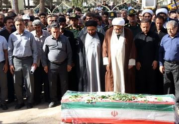 تشییع باشکوه پیکر شهید مدافع وطن در کوهدشت