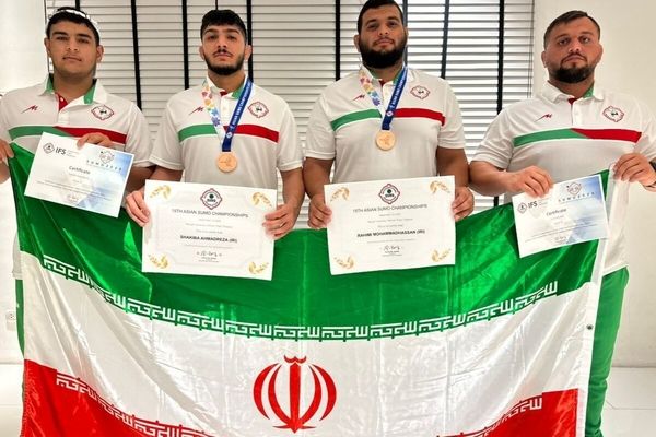 کسب ۲ مدال برنز توسط ملی‌پوشان سومو ایران در رقابت‌های قهرمانی آسیا