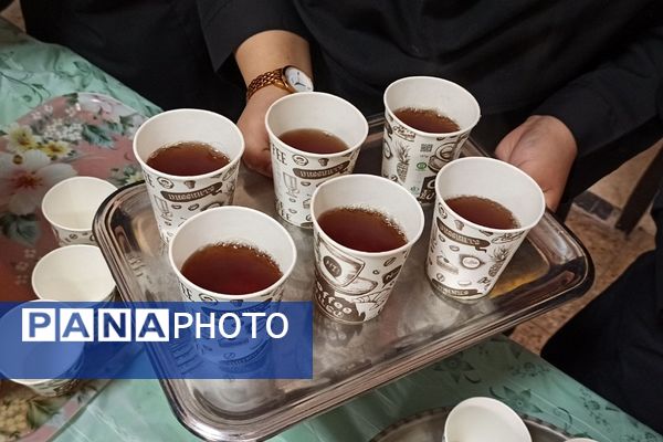 مراسم عزاداری و توزیع نذری به مناسبت ایام فاطمیه در مدارس شهرستان ورامین