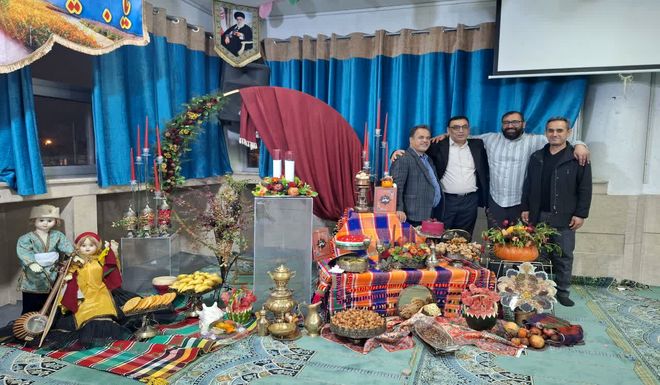 جشن یلدا در دبیرستان رازی شیراز