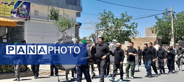 عزاداری روز تاسوعای حسینی در شهرستان بام و صفی آباد