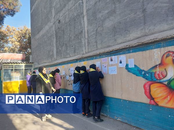 انتخابات شورای دانش آموزی در مدرسه علی اصغر دانشور یک