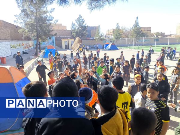 اردوی درون مدرسه ای روز دانش آموز در دبستان شهید پسندیده فدافن 
