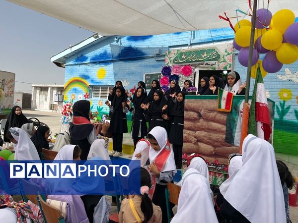 شکوفه‌های بهاری، میهمان مدرسه حدیثه دهنو شدند