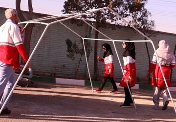 آیین بزرگداشت هفته پدافند غیرعامل در منطقه کهریزک 