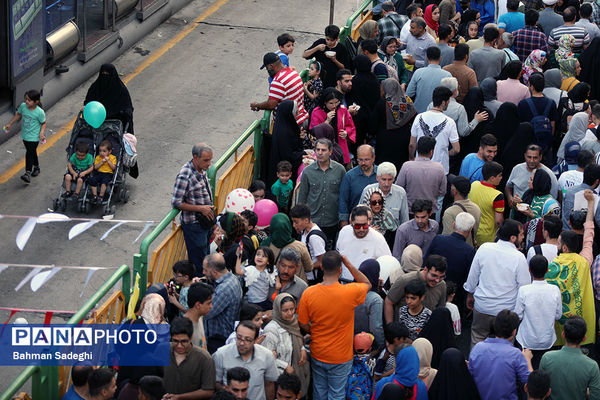 مهمونی ۱۰ کیلومتری غدیر در تهران    