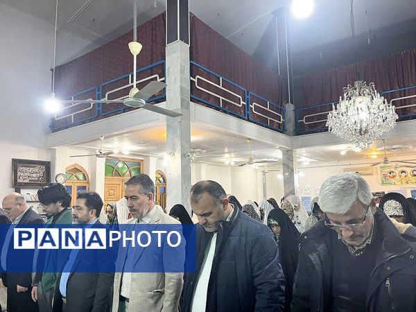 اعتکاف دانش‌آموزی در شهر بهنمیر