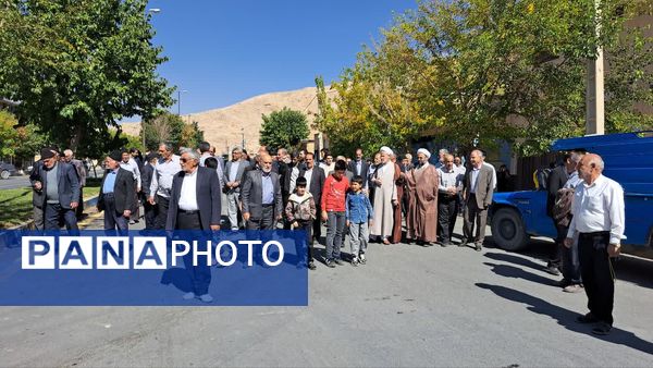 راهپیمایی بشارت نصر در شهر و بخش گندمان 
