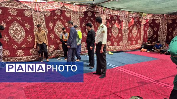 بازدید بخشدار جلگه رخ از موکب‌های خدمت‌رسانی به زائران رضوی