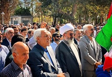راهپیمایی بشارت نصر در کاشمر 