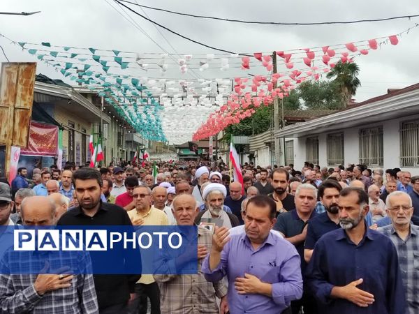 تشییع شهدای جنایت صهیونیست‌ها در بابل