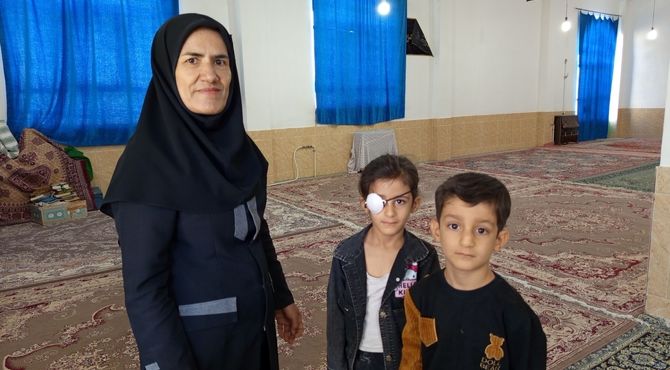 آغاز طرح غربالگری بینایی در روستای دهنو شهرستان لردگان 