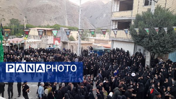 مراسم سوگواری، علم گردانی در روستای گرمدره 