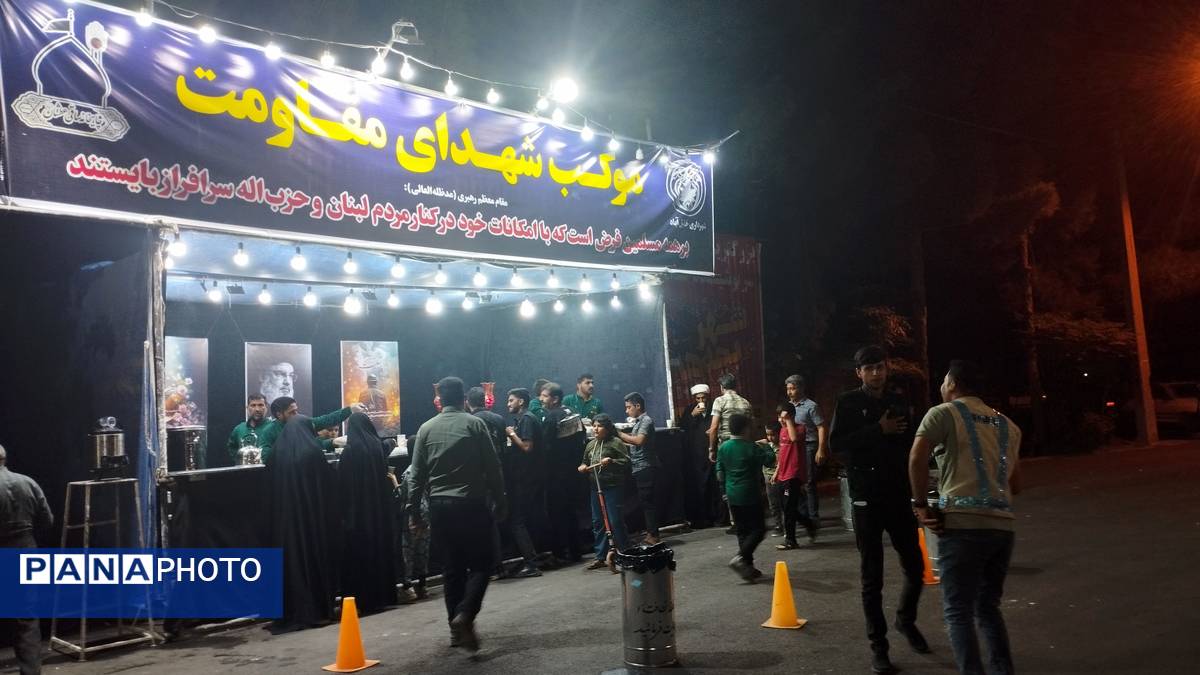 برپایی موکب شهدای مقاومت در شهرستان خلیل‌آباد 