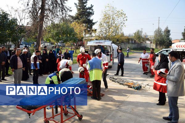  مانور زلزله در کردکوی