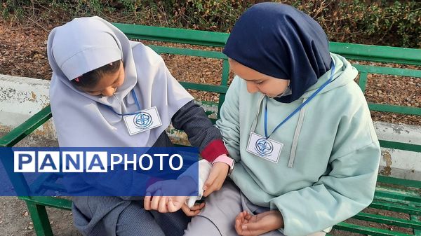 مانور زلزله در دبستان پنجم مهر