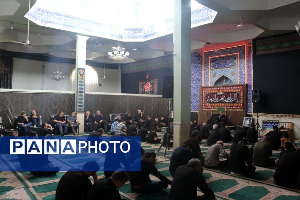عزاداری ظهر عاشورا در مسجد حضرت صاحب الزمان(عج) مشهد
