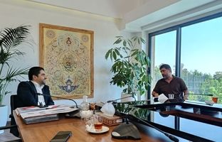 دیدار مدیرعامل شرکت توسعه و نگهداری اماکن ورزشی با رئیس فدراسیون کشتی