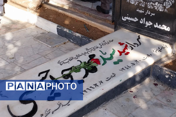 غبار روبی گلزار شهدا شیراز