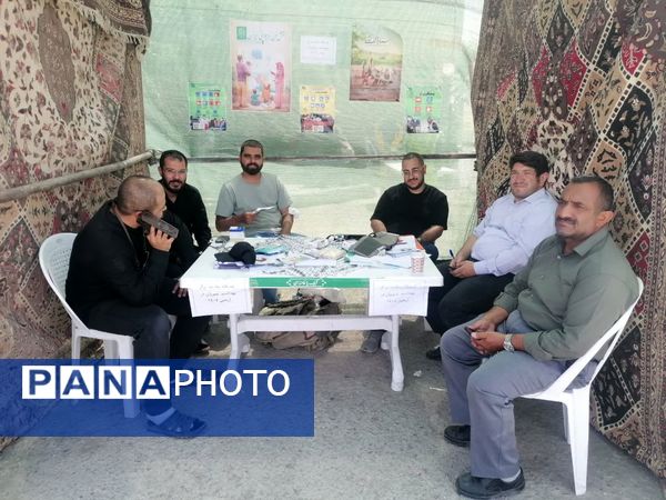 جلوه‌های از عاشقی زائرین و خادمیاران در موکب حضرت فاطمه زهرا (س) 