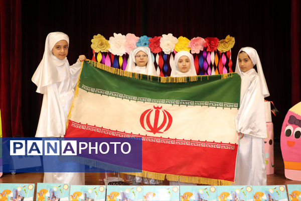 برگزاری جشن الفبای دانش‌آموزان دبستان دخترانه سما شیروان