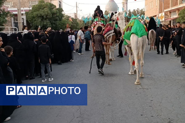 بانگ چاووش محرم و لبیک یاحسین در شهر بهمن