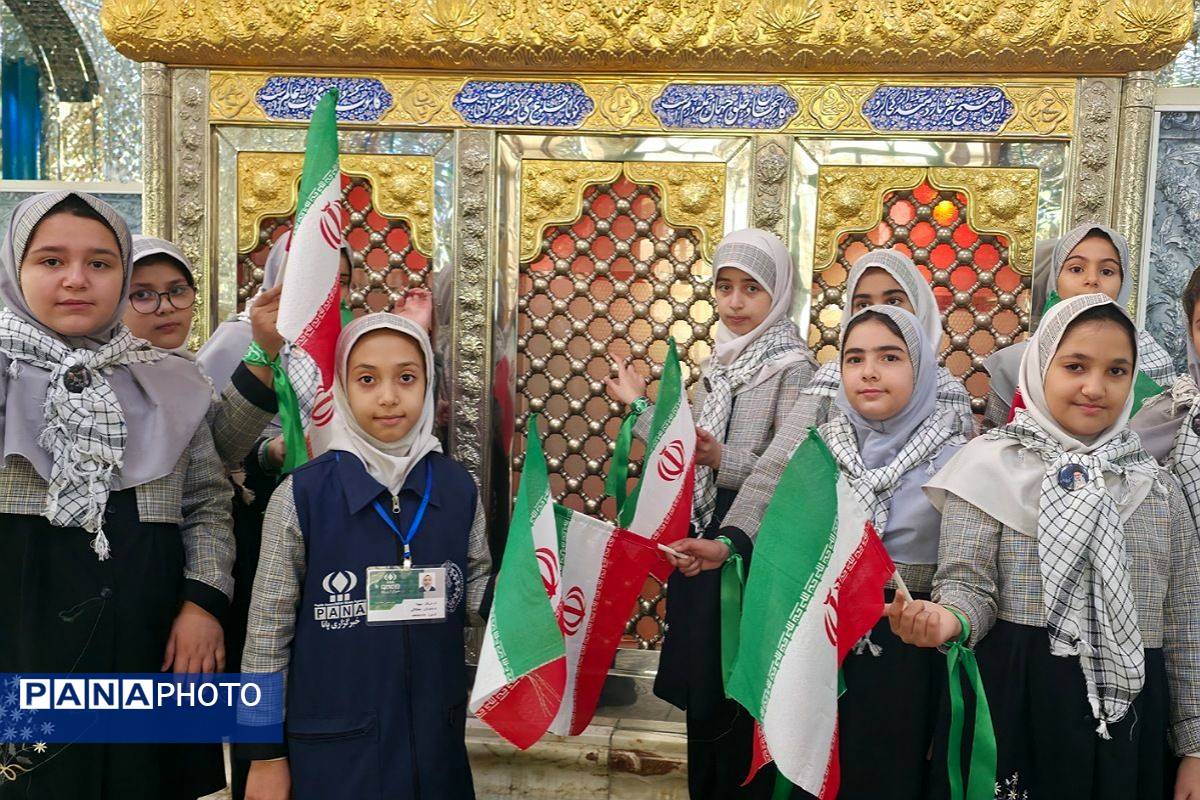 هفته بسیج و غبار روبی مزار شهدای  امامزاده عمادالدین (ع) در شهرستان رباط‌کریم