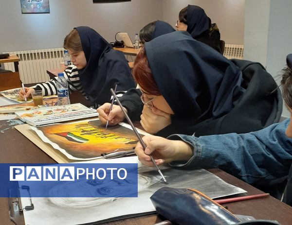 حضور دانش‌آموزان هنرمند هنرستان محمودیه بجنورد در رویداد آخراشه 
