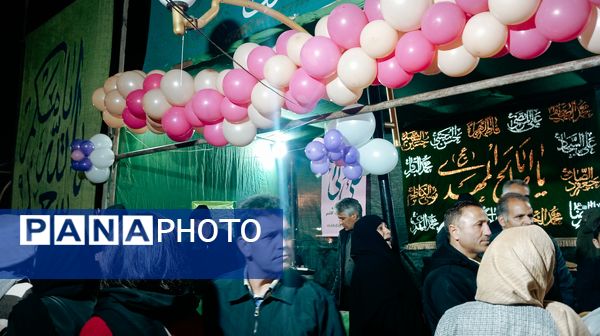 موکب های پذیرایی در جشن خیابانی مهر علوی کاشمر