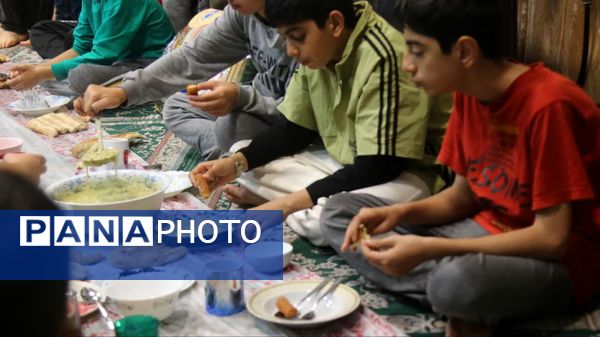 اعتکاف دانش‌آموزی در قائمشهر