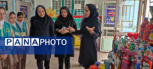 اجرای پویش «کاغذ، زباله نیست» در دبستان سما شهرستان شیروان