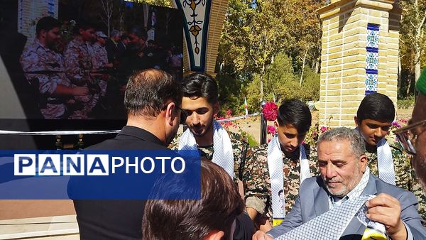 آیین افتتاحیه یادمان شهید دانش آموز اردوگاه باغرود نیشابور