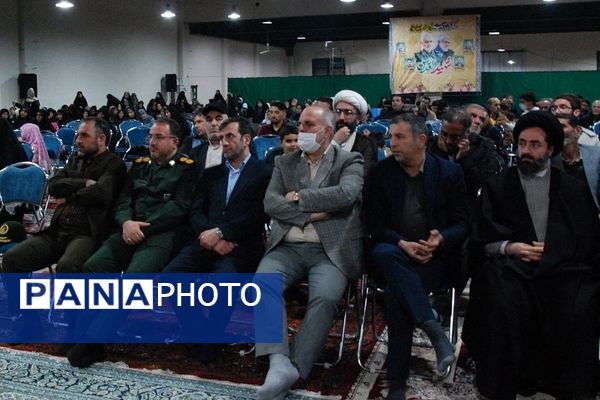 بزرگداشت پنجمین سالگرد شهادت شهید حاج قاسم سلیمانی در مصلی شهر قیامدشت ناحیه یک ری