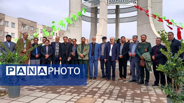 نخستین سالگرد تدفین شهید گمنام در مسجد ولیعصر(عج) نظرآباد