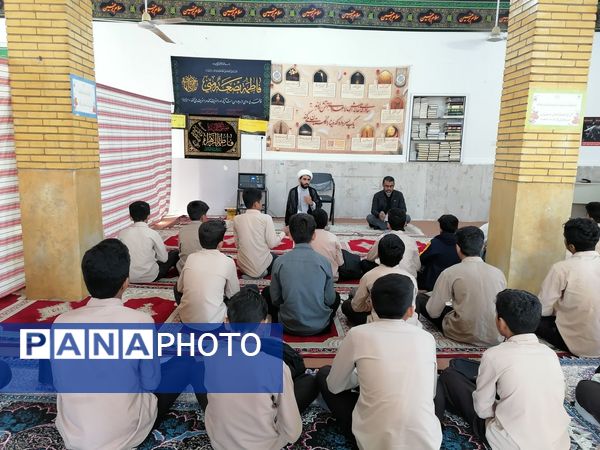 مراسم ایام فاطمیه دوم در مدارس سندرک