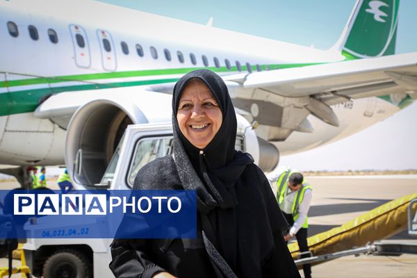 اعزام مسافران اربعینی از فرودگاه شهید بهشتی اصفهان به نجف اشرف
