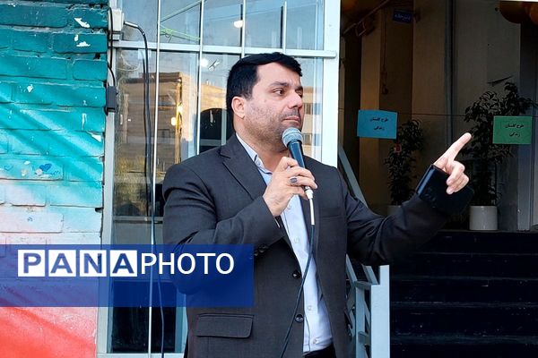 افتتاحیه طرح گلستان زندگی  دبیرستان شهدای هسته‌ای قرچک 