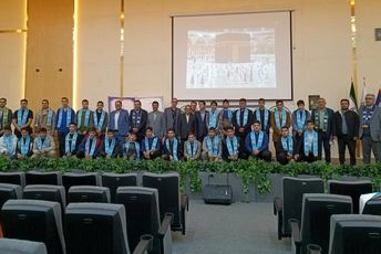 بدرقه‌ دانش‌آموزان منتخب سازمان دانش‌آموزی اردبیل به سرزمین وحی 