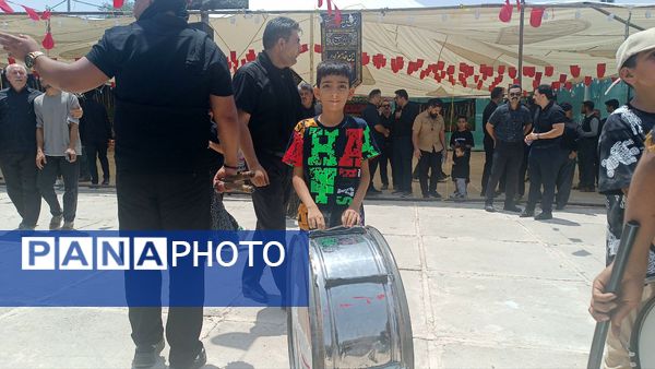 مراسم تاسوعای حسینی در آستانه سید سلطان فقیه‌الدین