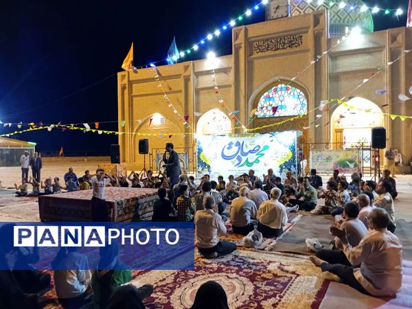 جشن میلاد امام محمد صادق (ع) و حضرت محمد (ص) در امامزاده محمد عابد کاخک