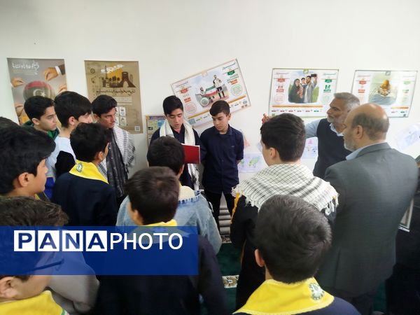 بازدید مسئول اتحادیه‌انجمن اسلامی مدارس شهرستان کاشمر از دبیرستان پسرانه سما 