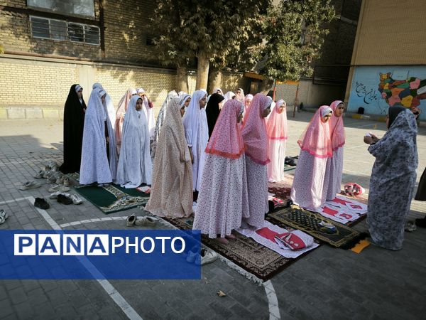 خواندن نماز باران در دبستان دخترانه شطیطه2