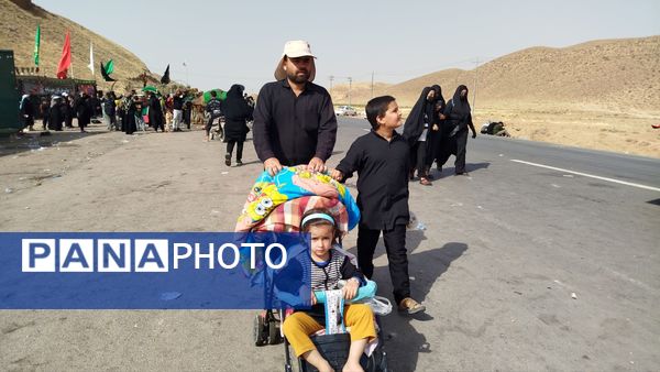 پیاده روی زائران امام رضا(ع) از ملک آباد تا مشهد 