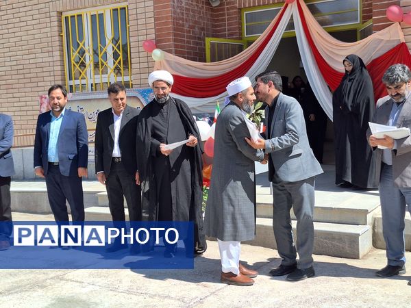 افتتاحیه آموزشگاه شش کلاسه در شهرستان باخرز