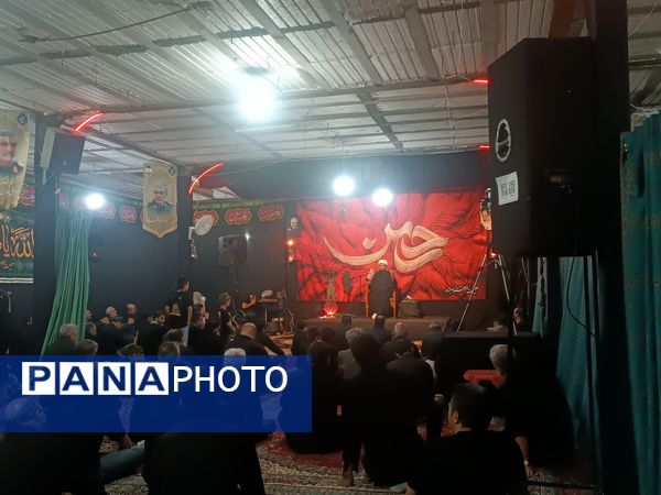 شب هشتم محرم در هیئت الزهرای نیشابور 