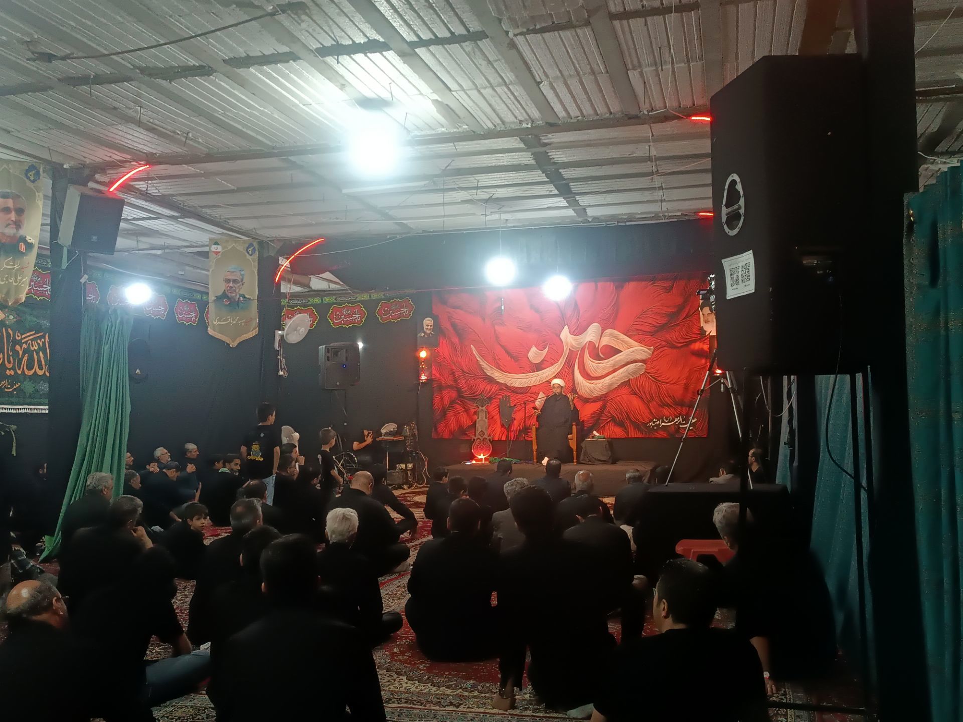 شب هشتم محرم در هیئت الزهرای نیشابور 