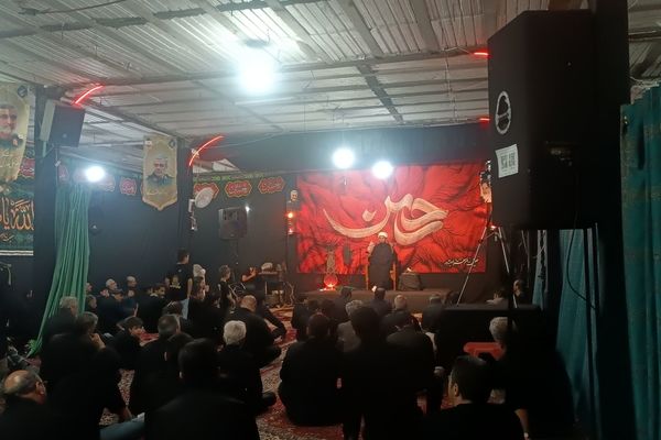 شب هشتم محرم در هیئت الزهرای نیشابور 