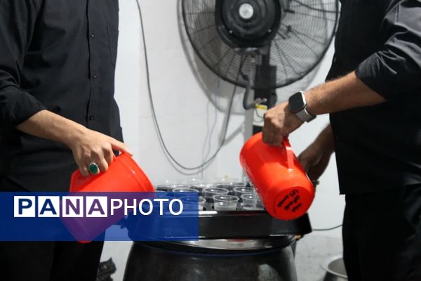 مراسم سوگواری ابا عبدالله در هیات رزمندگان اسلام شهرستان خرامه 